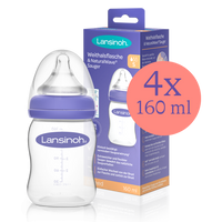 Babyflasche mit NaturalWave® Sauger 4 x 160 ml
