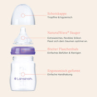 Babyflasche mit NaturalWave® Sauger 160 ml
