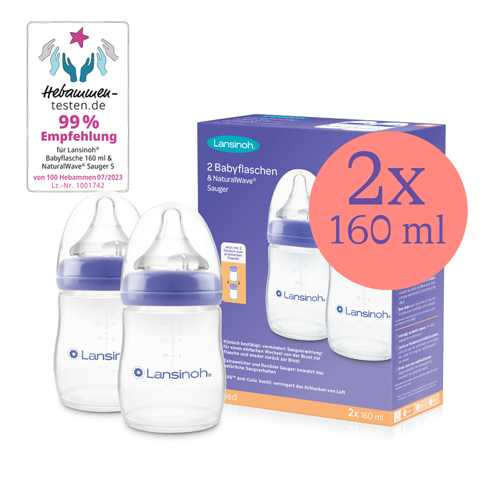 Babyflasche mit NaturalWave® Sauger 160 ml
