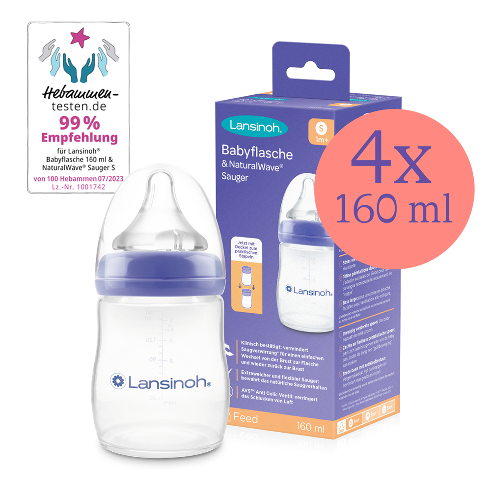 Babyflasche mit NaturalWave® Sauger 160 ml