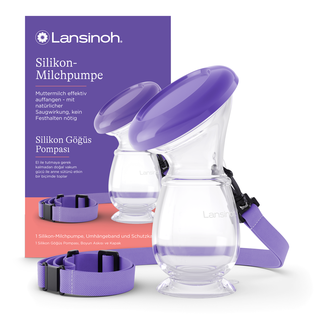 Silikon-Milchpumpe / Muttermilchauffänger von Lansinoh