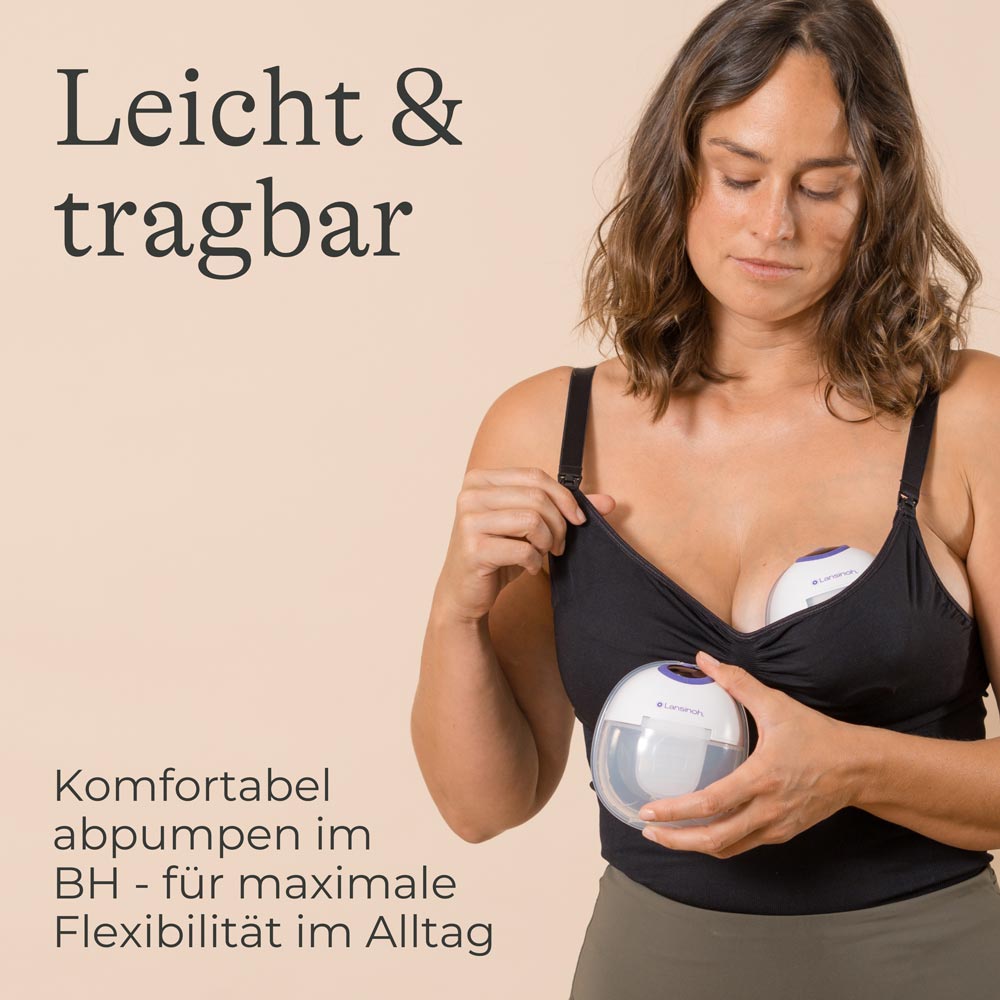 Tragbare Doppelmilchumpe Leicht & tragbar