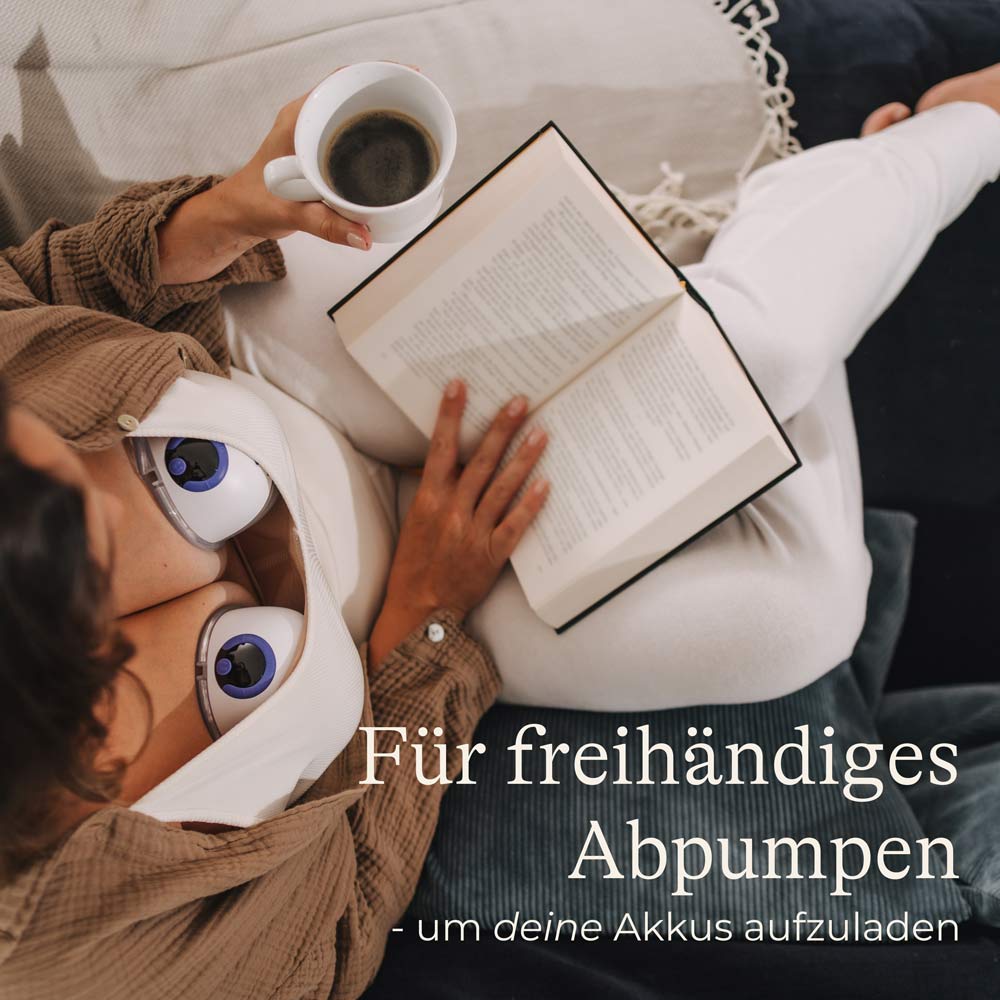 Für freihändiges Abpumpen