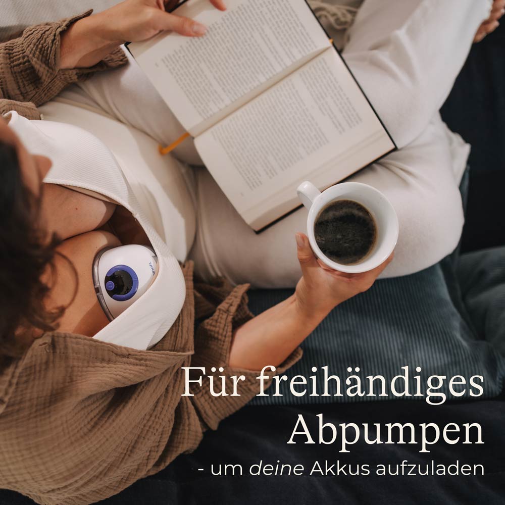 Für freihändiges Abpumpen