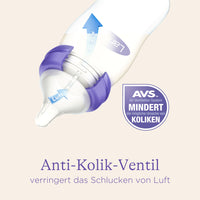 Babyflasche mit NaturalWave® Sauger 4 x 160 ml