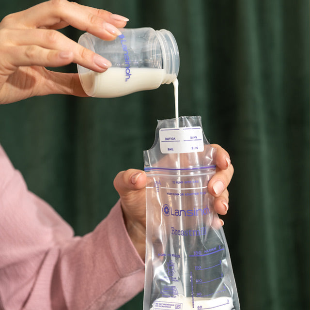 Aufbewahrung von abgepumpter Muttermilch