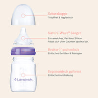 NEU: Babyflasche mit NaturalWave® Sauger 160 ml