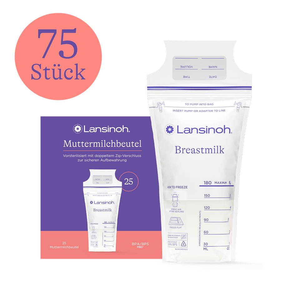 lansinoh muttermilch aufbewahren Muttermilchbeutel von Lansinoh