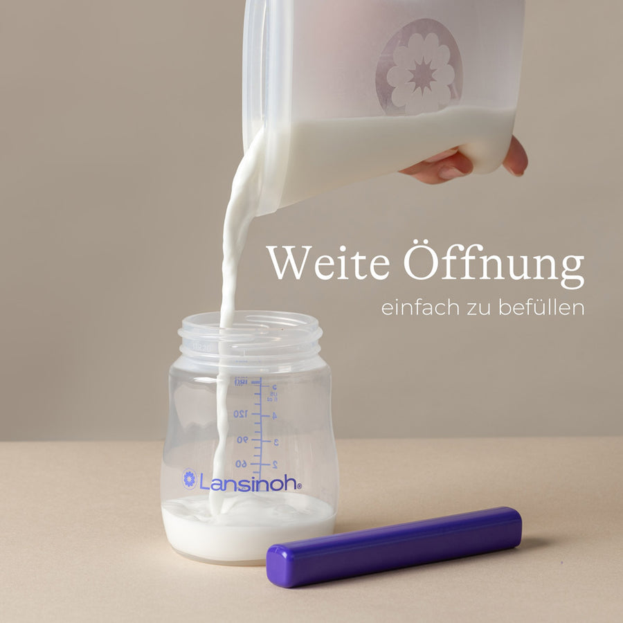 flaschenmilch aufbewahren Muttermilchflaschen