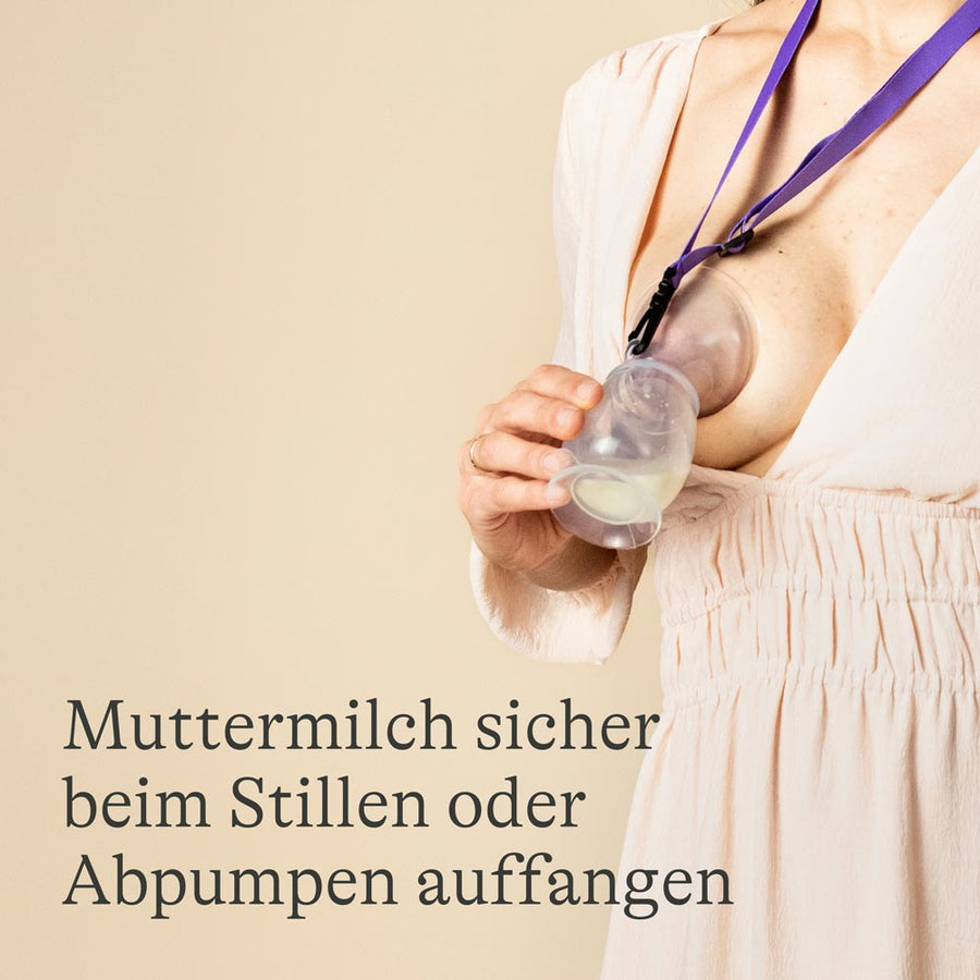 Silikon-Milchpumpe / Muttermilchauffänger von Lansinoh