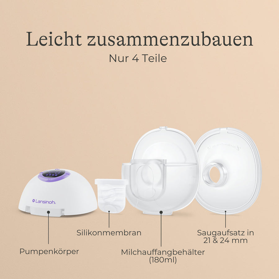 NEU: Lansinoh® Tragbare Doppelmilchpumpe